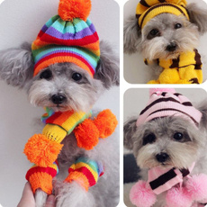 knitteddoghatscarf, dogscarfcollar, knitted, Fashion Accessories