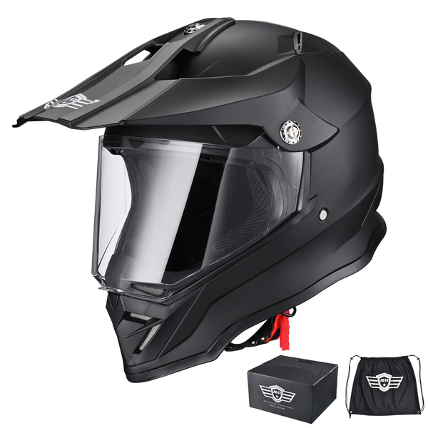 AHR HVEN35 Dual Sport Motorcycle Helmet DOT Approved Dirt Bike Off