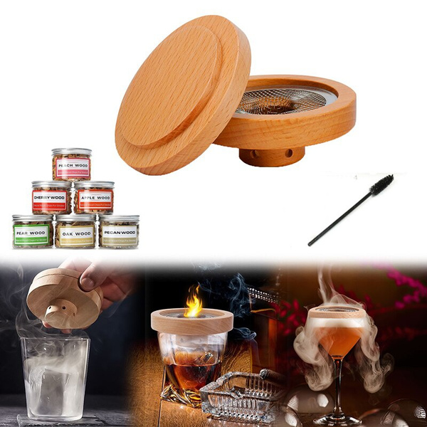 Cocktail Smoker Smoked Kit Whiskey Smoker Kit with Wood Chips Smoke ...