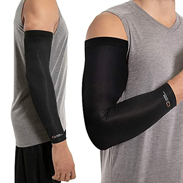 Copper Compression Arm Sleeve. Guaranteed Highest Copper Infused
