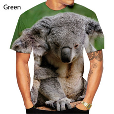 koalatshirt, animal print, Summer, personalitytshirt