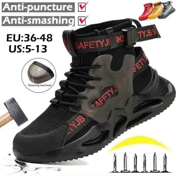 NEW Steel Toe Shoes for Men Women Breathable and Lightweight Safety ...