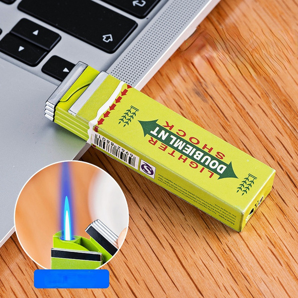 Fashion Creative Chewing gum Windproof Lighter Personalized Gas Open