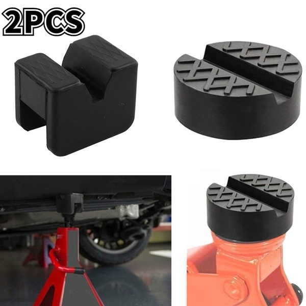 2PCS Car Lift Jack Stand Rubber Pads Floor Jack Pad Adapters Stands Mat