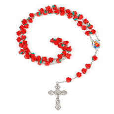 catholic, 8MM, rosary, Jewelry