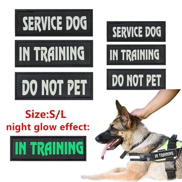Service dog vest patches removable tactical dog vest harness patches in