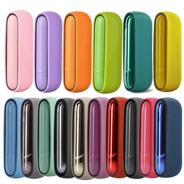16 Colors Case for IQOS 3.0 DUO 3 Silicone Shell Holder Pouch Side Cover  Protection Accessories