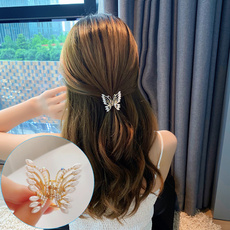 butterfly, Fashion, butterflyhairclip, pearlhairclip