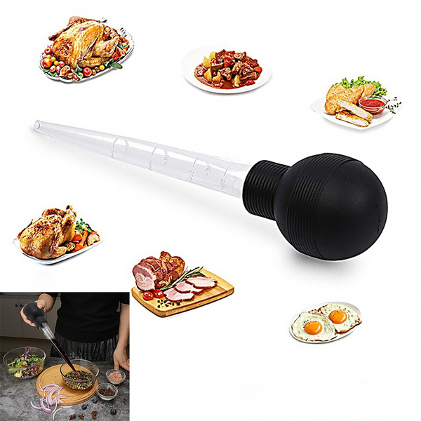 1 Set Durable Turkey Baster Tube Pump Dishwasher Safe Roasting Easy to  Clean Meat Poultry Beef Flavor Baster Pump Pipe