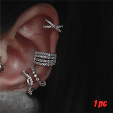 Sterling, DIAMOND, Stud Earring, wedding earrings