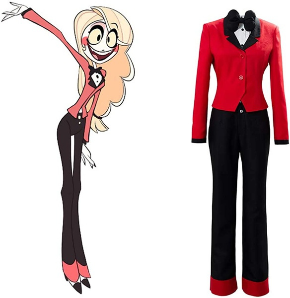 Anime Hazbin Hotel Cosplay Clothes Full Set Halloween Carnival Cosplay ...