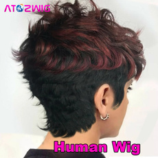 shortwavywig, wig, Women's Fashion & Accessories, Hair Extensions & Wigs
