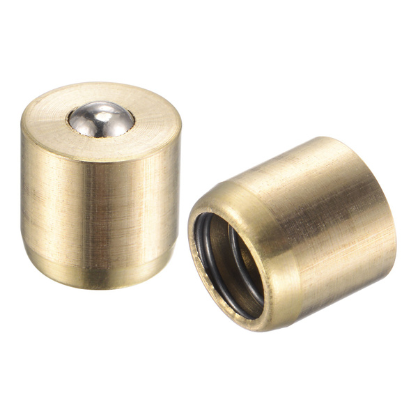 Brass Push Button Grease Oil Cup 12x12mm Ball Oiler for Lubrication ...