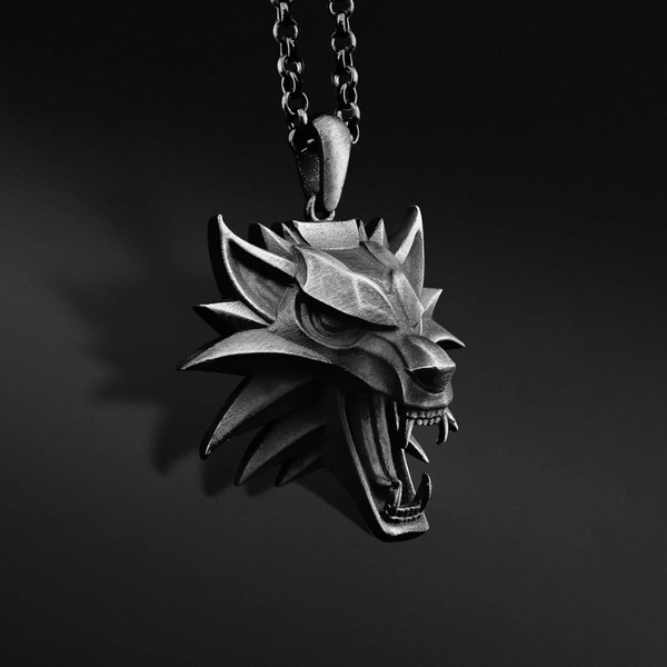 Witcher wolf necklace sale