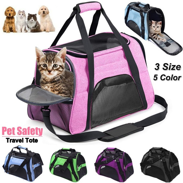 Cat Carrier Travel Pet Carrier,Soft-Sided Pet Travel Carrier for Large