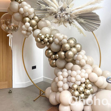 beigeballoonarch, balloongarland, Garland, bridalshowerdecoration
