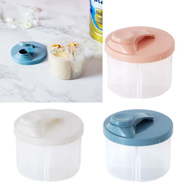 4-Grids Portable Baby Food Storage Box Infant Milk Powder Organizer  Container LYD