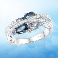 Sterling, glamorous, DIAMOND, wedding ring