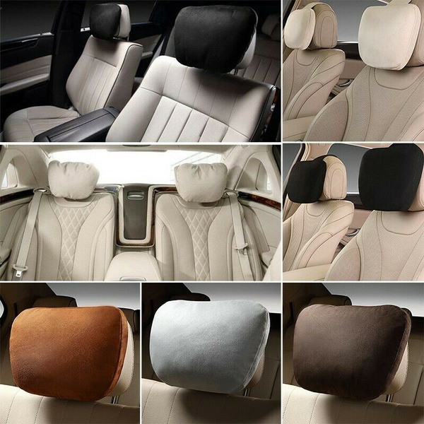 2pc Pillow Maybach Auto Headrest Soft Seat Pillow For MercedesBenz S
