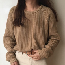 Korea fashion, Fashion, pullover sweater, Long Sleeve