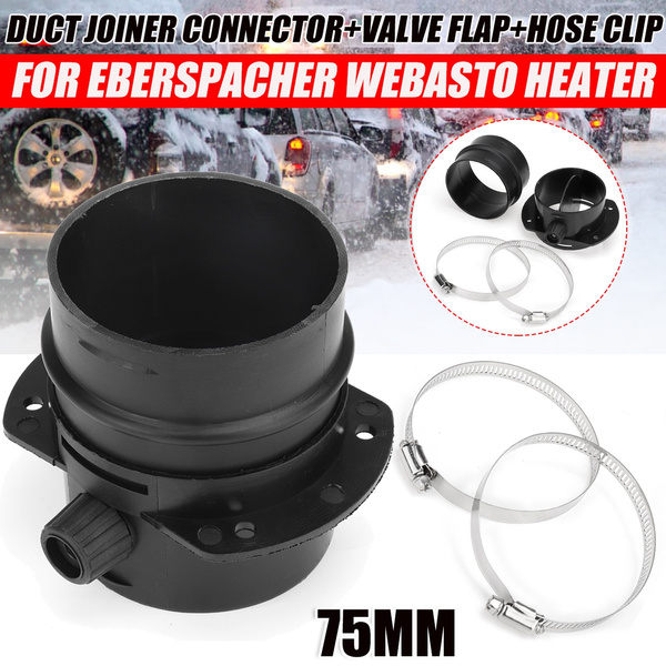 60mm Adjustable Y Branch Outlet Connector & Internal Flap For Eberspacher Propex