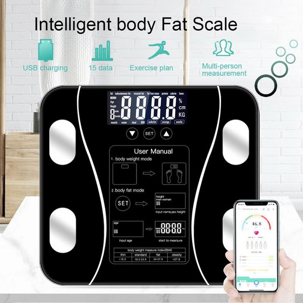 Bluetooth Body Fat Scale Body Scales Smart Wireless Digital