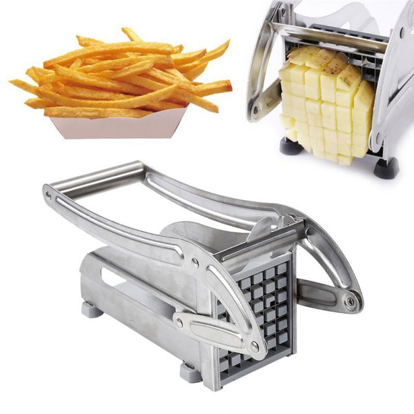 French Fry Cutter, Vegetable Slicer Stainless Steel