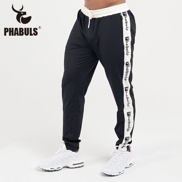 PHABULS Fashion Men's Joggers Sweatpants Casual Athletic Pants Slim Fit with Zipper Pockets Wish