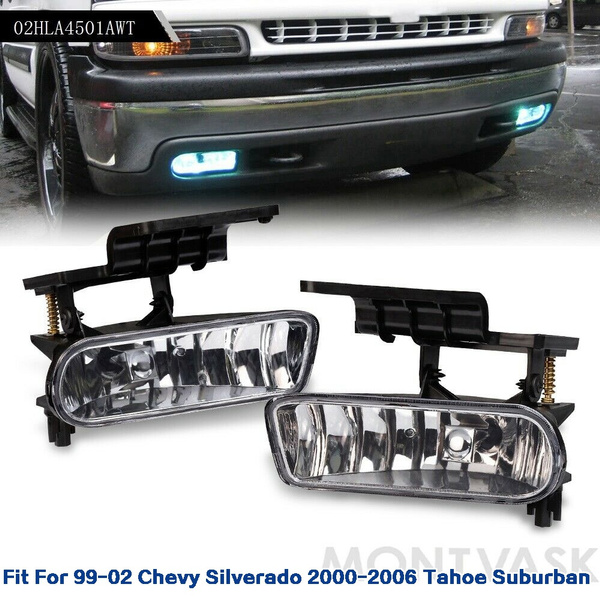 Find CHROME HEAD LIGHT SIGNAL A FRONT BUMPER FOG 99-06 CHEVY SILVERADO SUBURBAN TAHOE In Walnut - Foto 2
