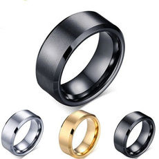 Steel, Men, titaniumsteelringsformen, Women Ring