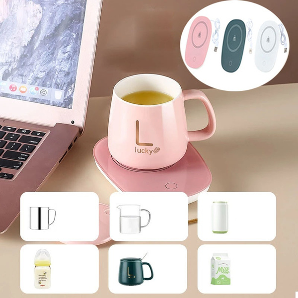 Electric Coffee Mug Cup Warmer Heating Pad Coaster USB Electric