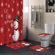 cute, Bathroom, Winter, toiletmat