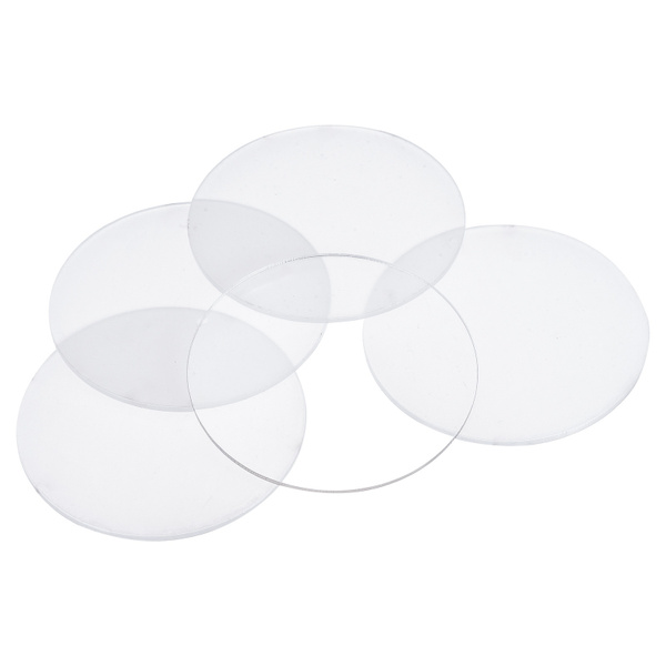 PMMA Blank Acrylic Discs 3.9 Inch without Hole for Craft Vinyl Projects ...