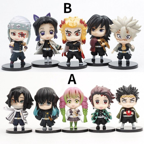 5Pcs/Set Demon Slayer Kanroji Mitsuri Iguro Obanai Sanemi Himejima ...