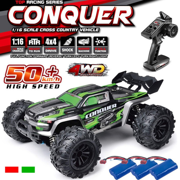 1 16 Scale Large RC Cars 50kmh Speed Extreme Tire Scorching Action