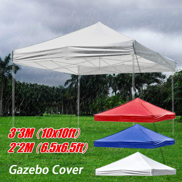 Top Cover Roof Gazebo Replacement 2x2m 3x3m 2x3m BBQ Garden Fabric Tent Canopy 