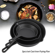castironfryingpan, Kitchen & Dining, cookingpan, fryingpanset