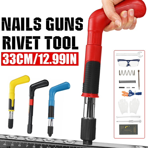 【Nails Guns Rivet Tool】33cm/13in 4 Gear Nail Depth Adjustment Nail Gun