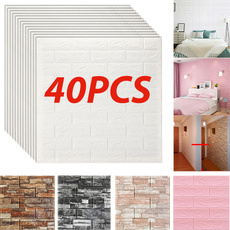 Home & Kitchen, Kitchen & Dining, 3dbrickpatternwallpaper, selfadhesivewallpaper
