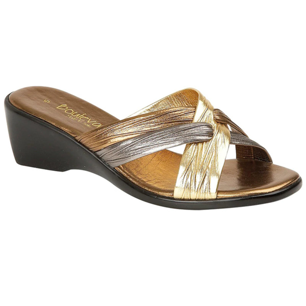 Boulevard Womens/Ladies X Over Mule Sandals | Wish