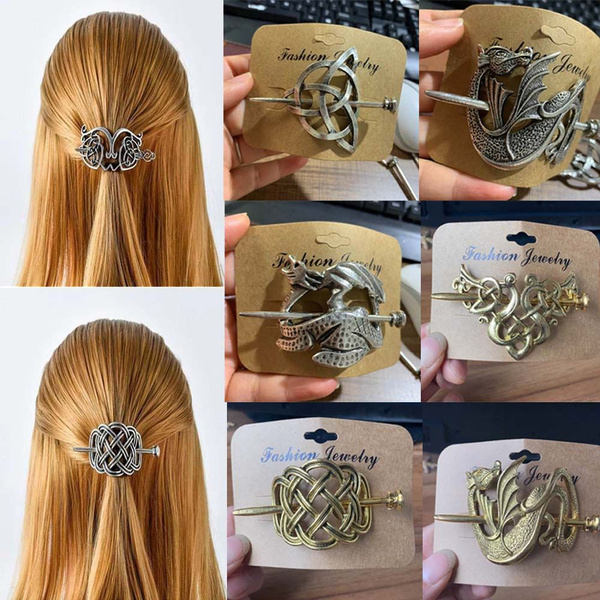 Viking Hair Accessories, Dragon Hairsticks
