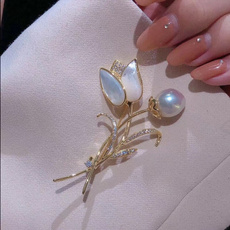 Flowers, Jewelry, Pins, Elegant