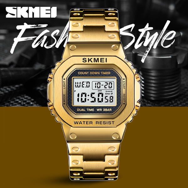 SKMEI Orologio Digitale Donna Moda 1622 - LED, Calendario, Cronometro - Cinturino Plastica