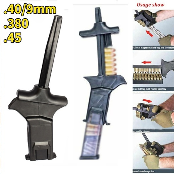 .45/.380/9mm Magazine Loader Tactical Universal Speed Loader Magazine