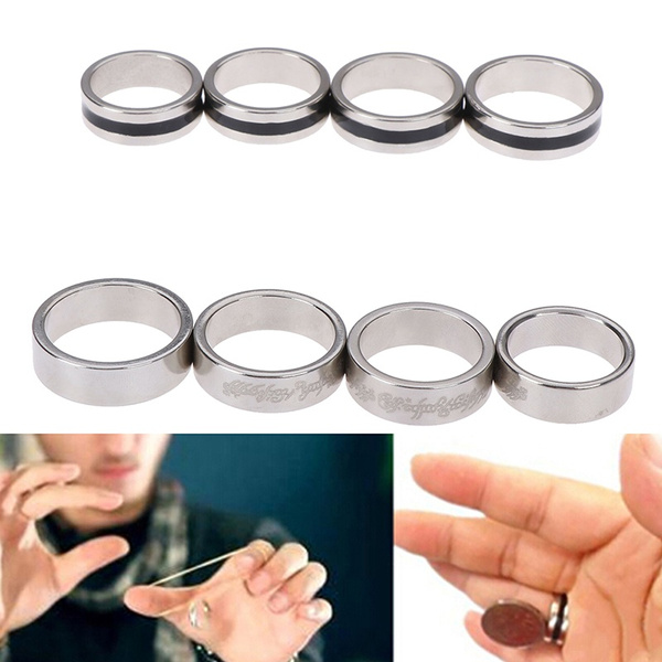 1Pc Strong magnetic ring magic tricks pro magic props tool 18mm/19mm/20mm/21mmXS 
