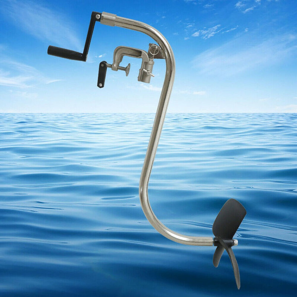 Hand Crank Stainless Steel Propeller Hand Crank Outboard Motor Rubber