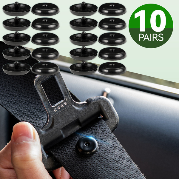 Yiyasu Store 10x Car Seat Belt Stop Button Clip Adjuster Fastener