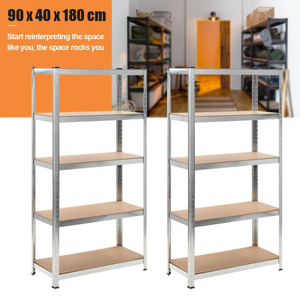 Garage Shelving Units Extra Wide Galvanised 5 Tier Heavy Duty Storage