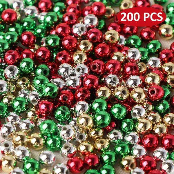 Plastic deals christmas beads