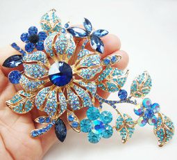 Blues, Style, Flowers, Jewelry